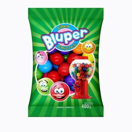 BLUPER CHICLES FRUTALES X400G