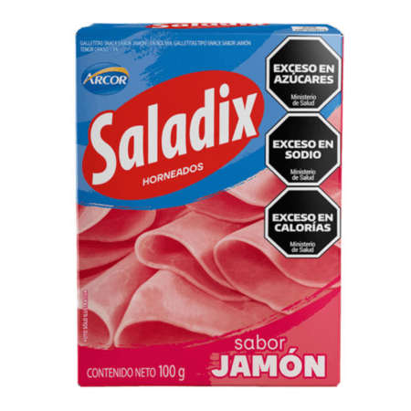 GALLETITAS SALADIX CAJA JAMON 6X100G