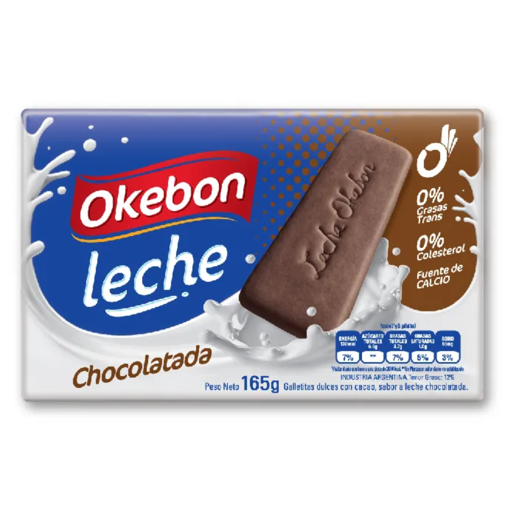 OKEBON GALLETITAS CHOCOLATADA 24X165G