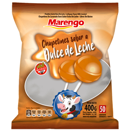 CHUPETINES MARENGO DULCE DE LECHE X50U