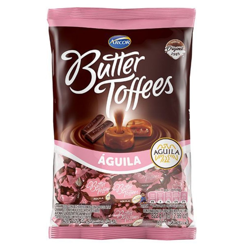 CARAMELOS ARCOR BUTTER TOFFEE AGUILA X822G