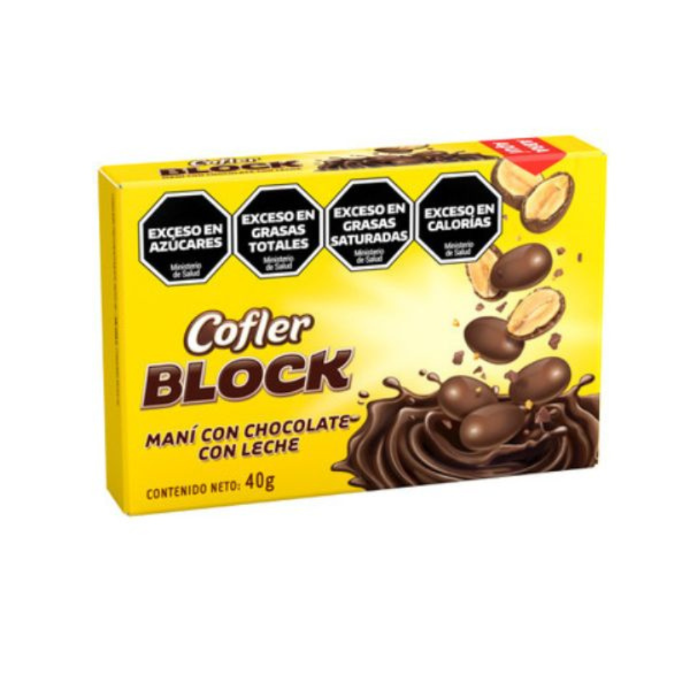 MANI C/CHOCOLATE BLOCK 20X40G