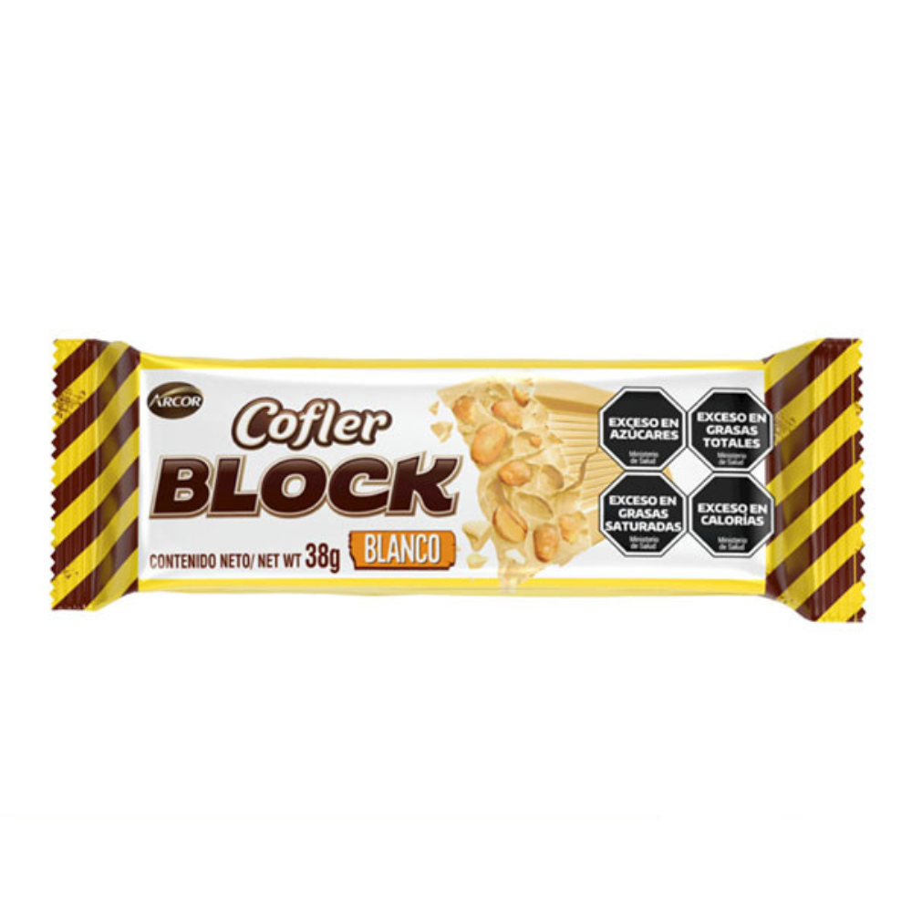 CHOCOLATE BLOCK BLANCO 20X38G
