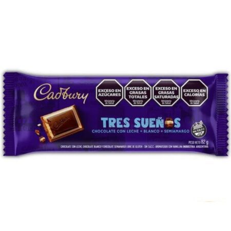 CHOCOLATE CADBURY TRES SUEÑOS 28X82G
