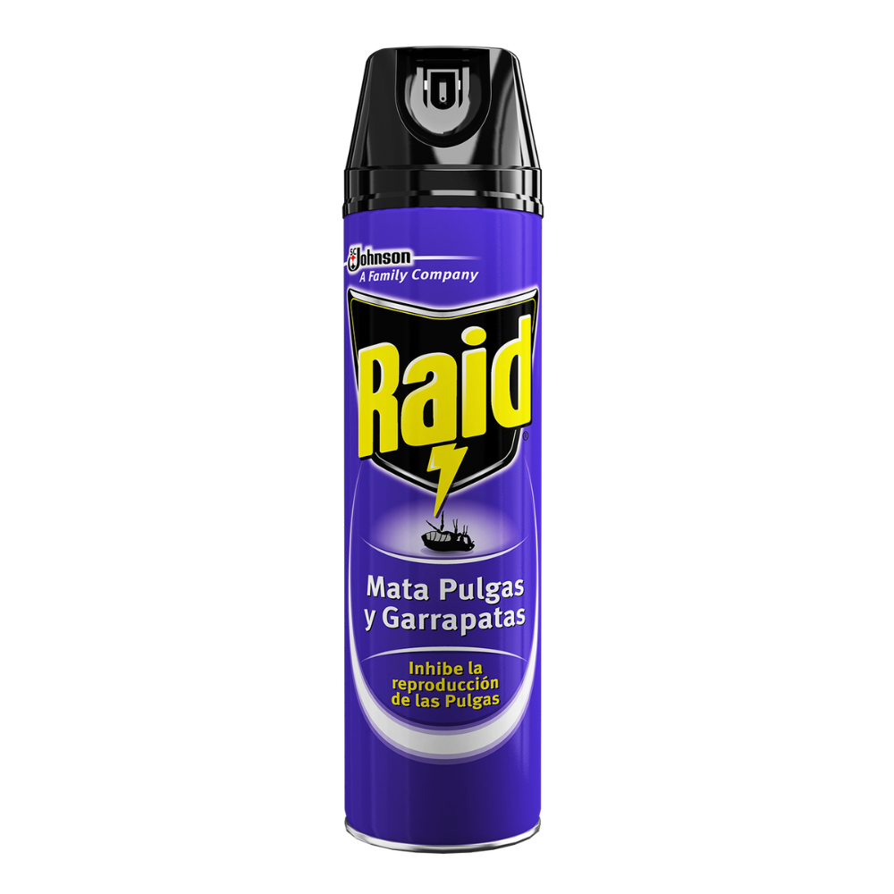 RAID INSECTICIDA PULGAS Y GARRAPATAS X360CC