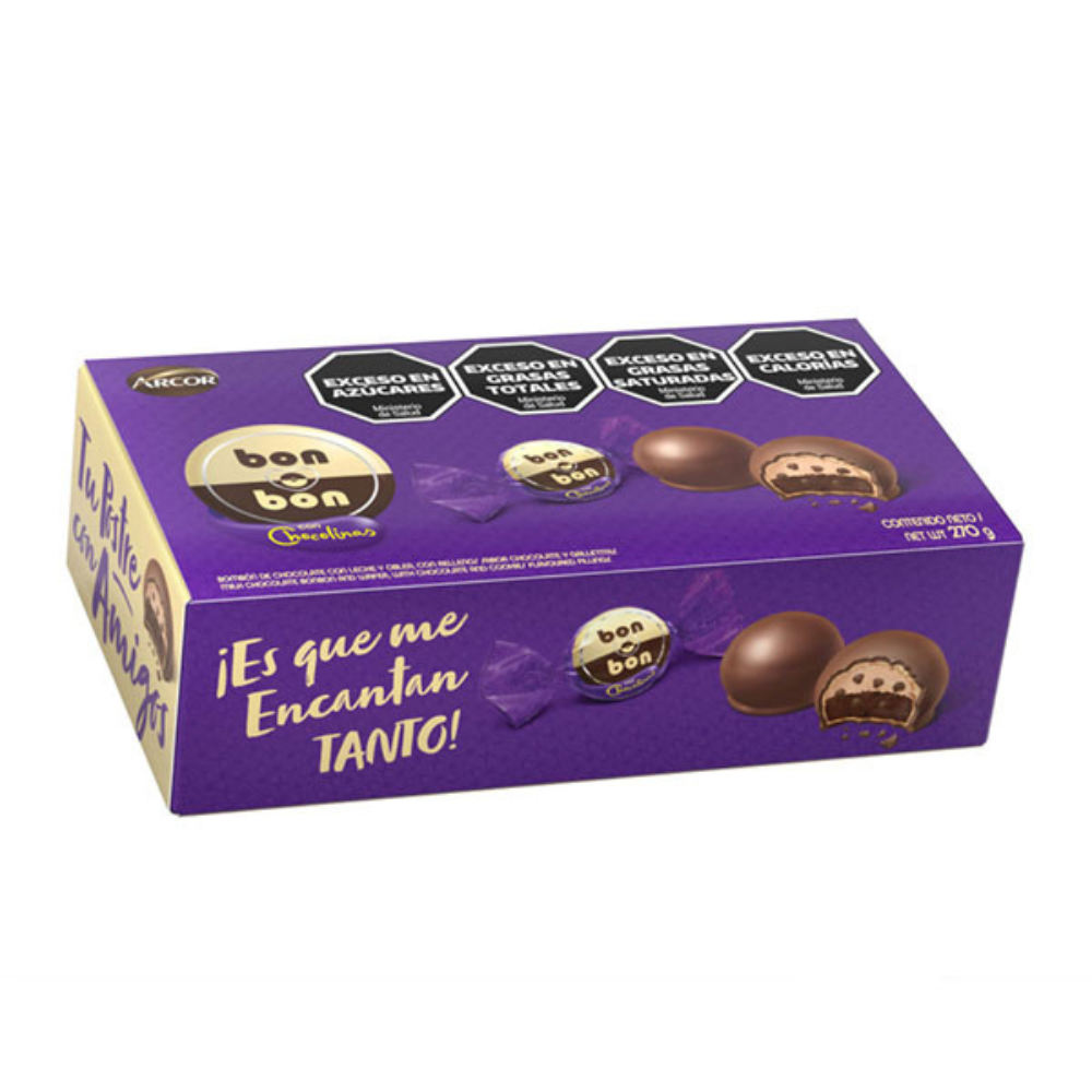 BOMBON BON O BON CHOCOLINAS 18X15G