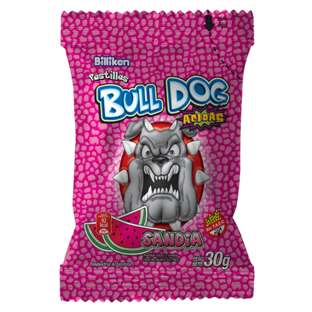 PASTILLAS BULLDOG SANDIA X12U