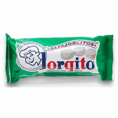 JORGITO ALFAJOR FRUTA/MEMBRILLO 16X6UX128G