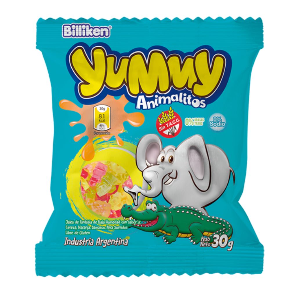 GOMITAS YUMMY ANIMALITOS 12X30G