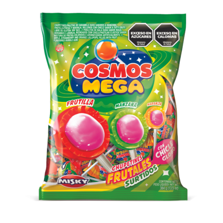 MISKY COSMOS MEGA CHUPETINES SURTIDOS X384G