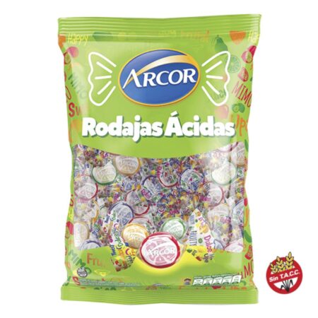 CARAMELOS ARCOR RODAJAS ACIDAS 6X930G