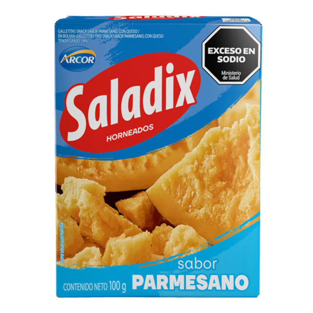 GALLETITAS SALADIX CAJA PARMESANO 6X100G