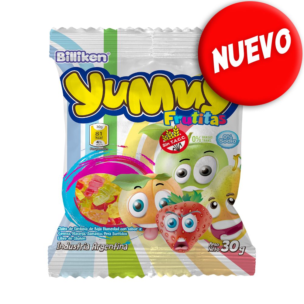 GOMITAS YUMMY FRUTITAS 12X30G