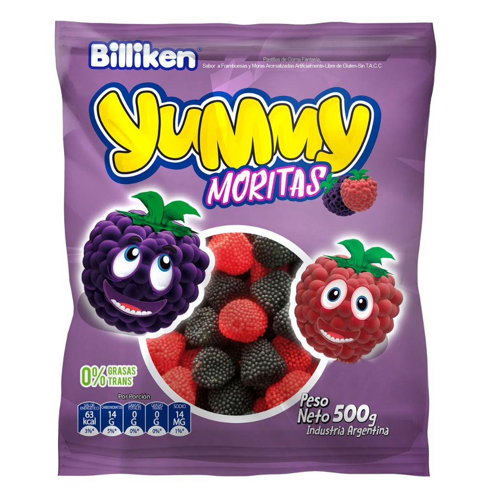 GOMITAS YUMMY MORITAS 6X500G