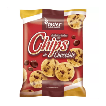 TOSTEX GALLETITAS CON CHIPS X300G