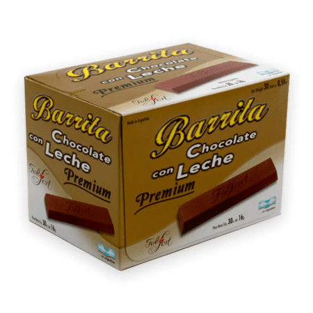 FELFORT BARRITA CHOCOLATE C/LECHE 30X16G