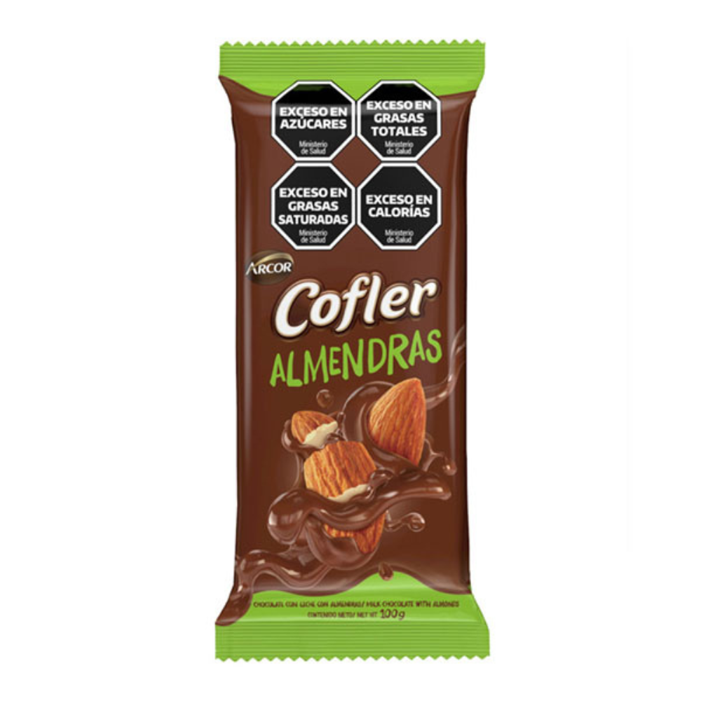 CHOCOLATE COFLER MACIZO ALMENDRA 12X100G