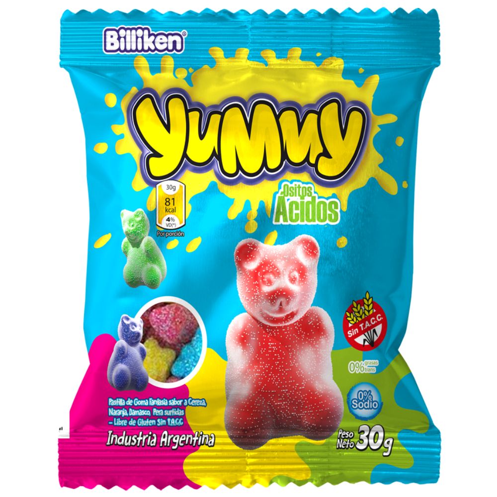 GOMITA YUMMY OSITOS ACIDOS 12X30G