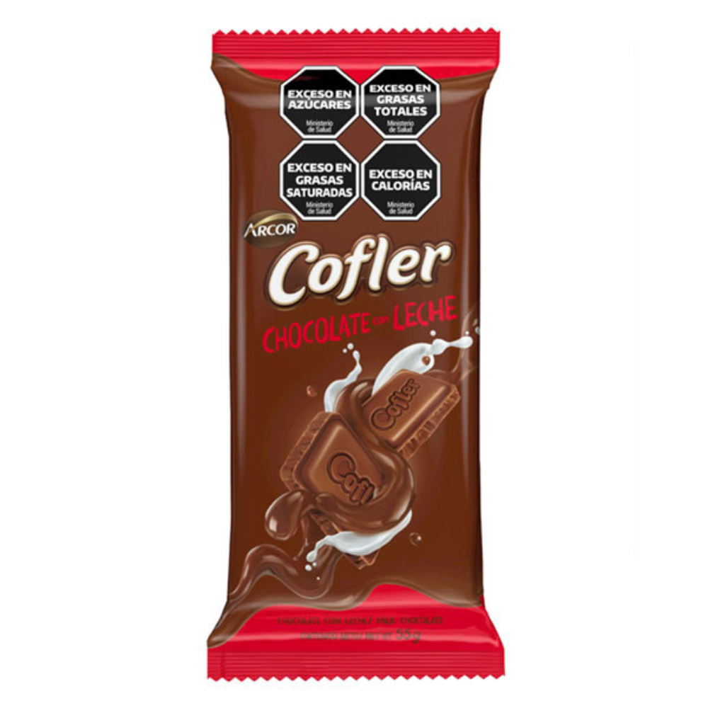 CHOCOLATE COFLER MACIZO LECHE 10X55G