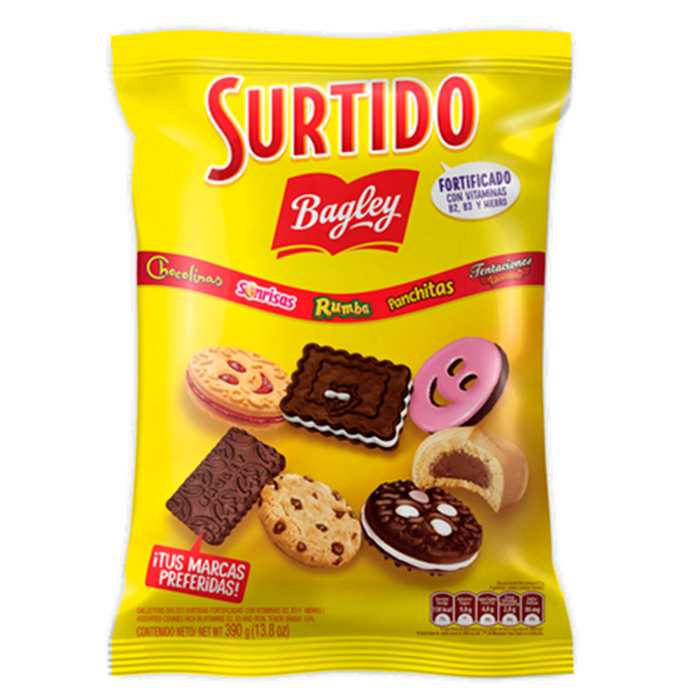 GALLETITAS BAGLEY SURTIDO 21X400G - Golozinas Luján