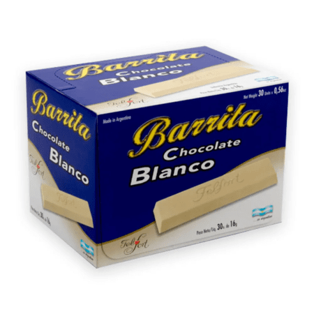 FELFORT BARRITA CHOCOLATE BLANCO 30X16G