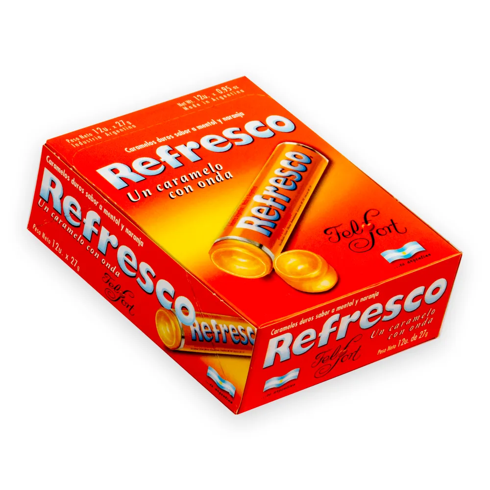 FELFORT REFRESCO NARANJA 12X27G