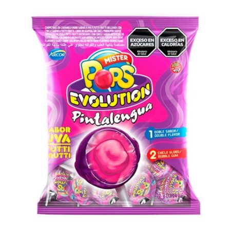 CHUPETIN MR POPS EVOLUTION UVA PINTA LENGUA X24U