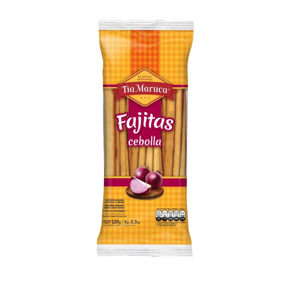 FAJITAS TIA MARUCA CEBOLLA 22x120G