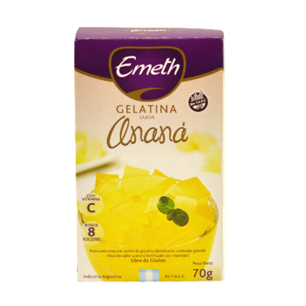 EMETH GELATINA ANANA 6X70G