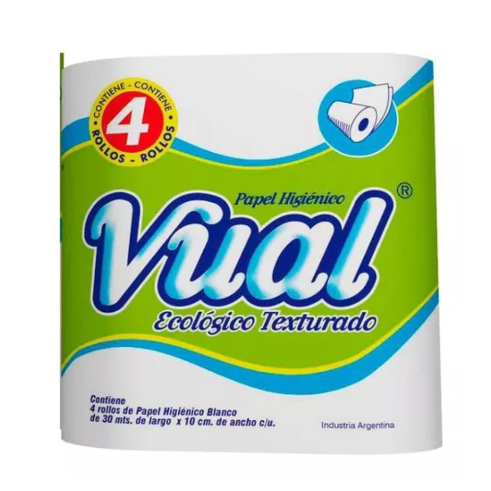 VUAL PAPEL HIGIENICO 4X3OMT