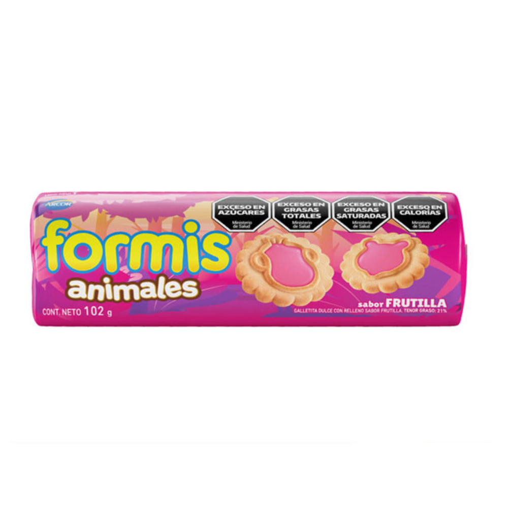 FORMIS GALLETITAS FRUTILLAS 36X102G
