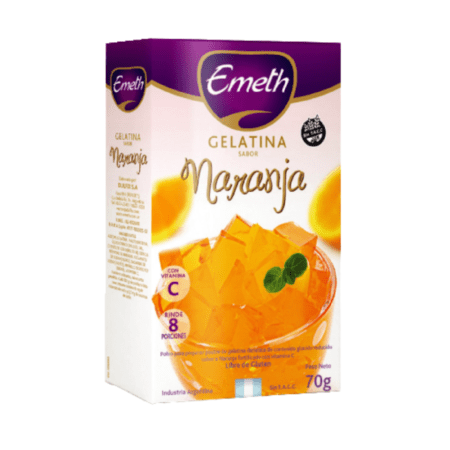 EMETH GELATINA NARANJA 6X70G