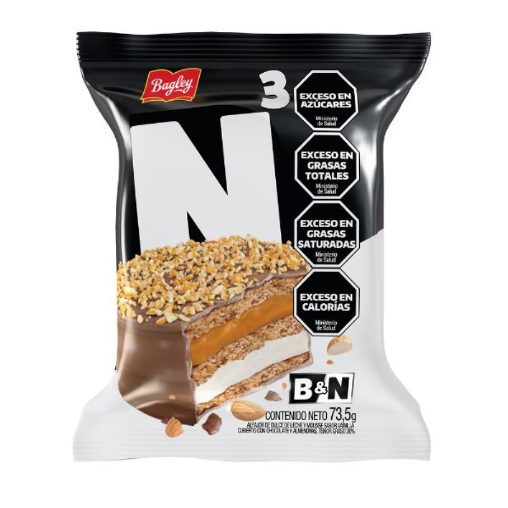 ALFAJOR TRIPLE 3.0 NEGRO 21X73,5G