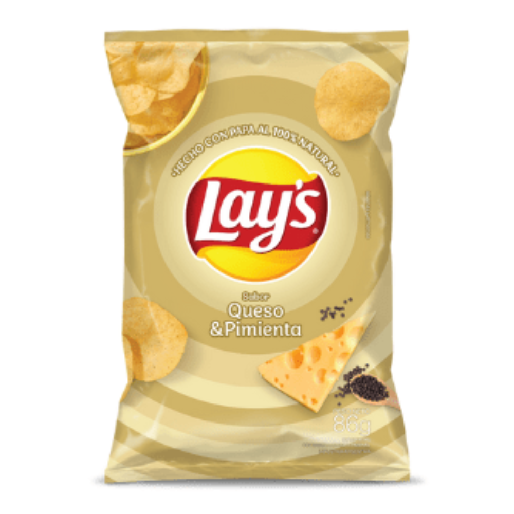 PEPSICO LAYS QUESO Y PIMIENTA X85G