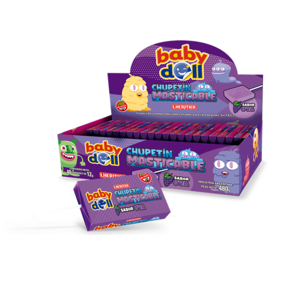 BABY DOLL MONSTERS CHUPETIN MASTICABLES UVA X50U