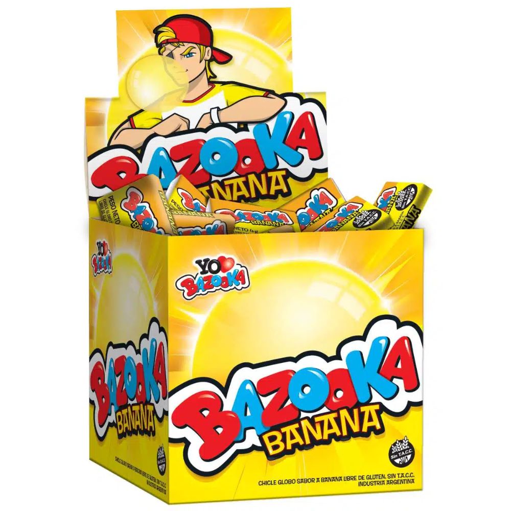 CHICLE BAZOOKA BANANA X120U