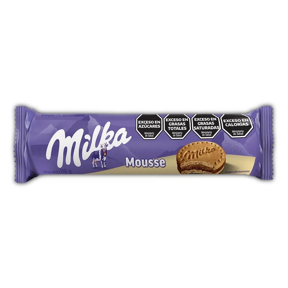 GALLETITAS MILKA MOUSSE VAINILLA 42X116G