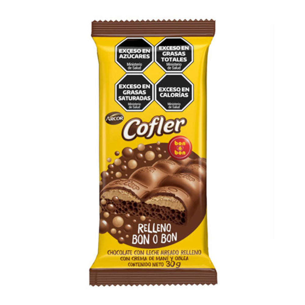 CHOCOLATE COFLER AIREADO BON O BON 20X30G