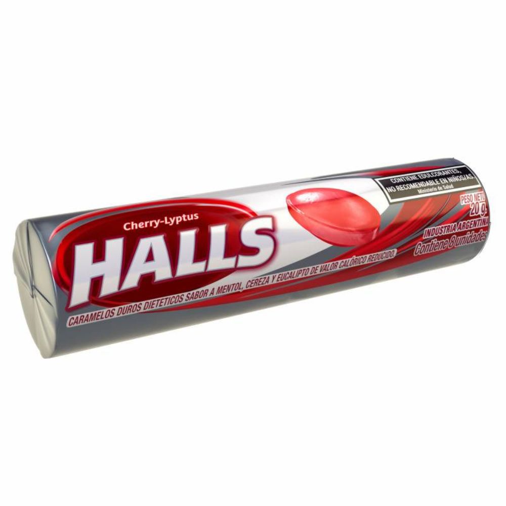 HALLS FREE CHERRY X12U