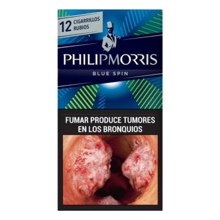 CIGARRILLOS PHILIP MORRIS BLUE SPIN BOX 12