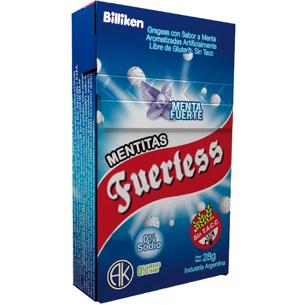 MENTITAS FUERTESS MENTA FUERTE X12U