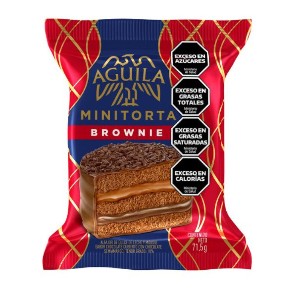 ALFAJOR TRIPLE AGUILA BROWNIE 21X71G