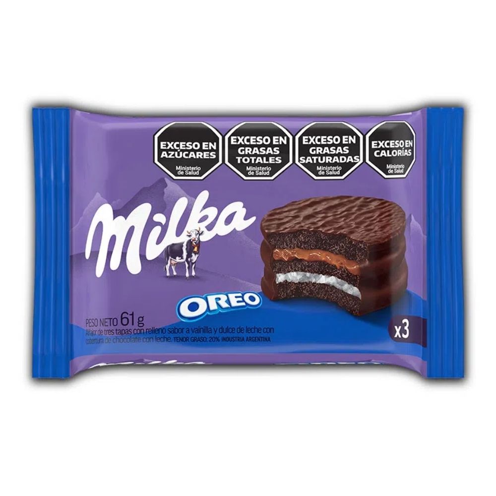ALFAJOR TRIPLE MILKA TORTA OREO 36X61G
