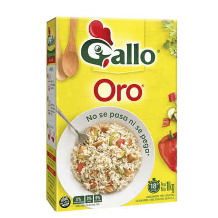 ARROZ GALLO ORO ESTUCHE X1KG