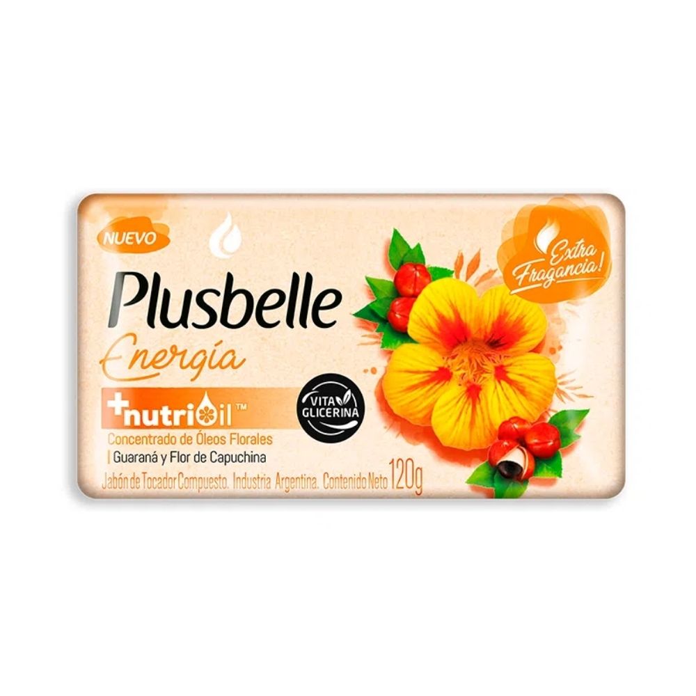 PLUSBELL JABON TOCADOR FR. ENERGIA X120G