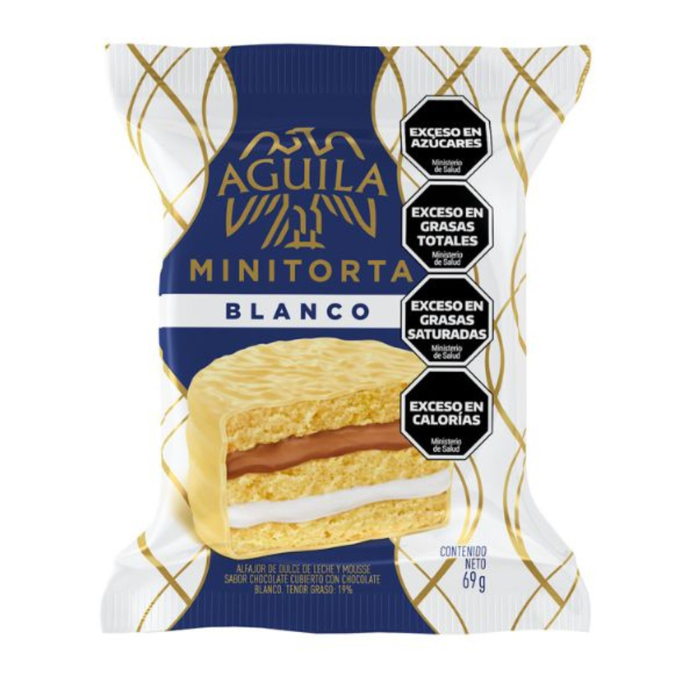 ALFAJOR TRIPLE AGUILA BLANCO 21X69G
