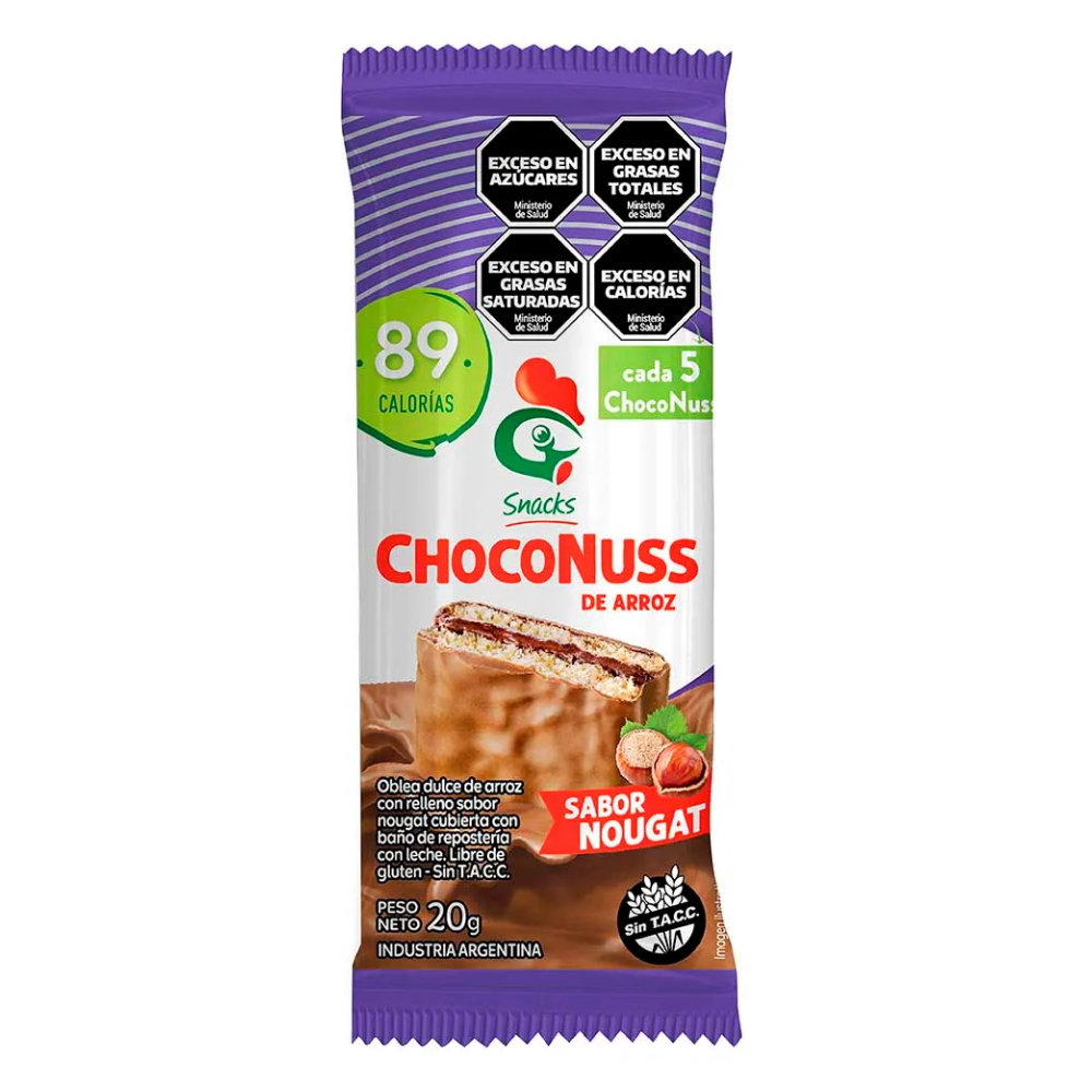 OBLEA DE ARROZ GALLO CHOCONUSS 24X20G