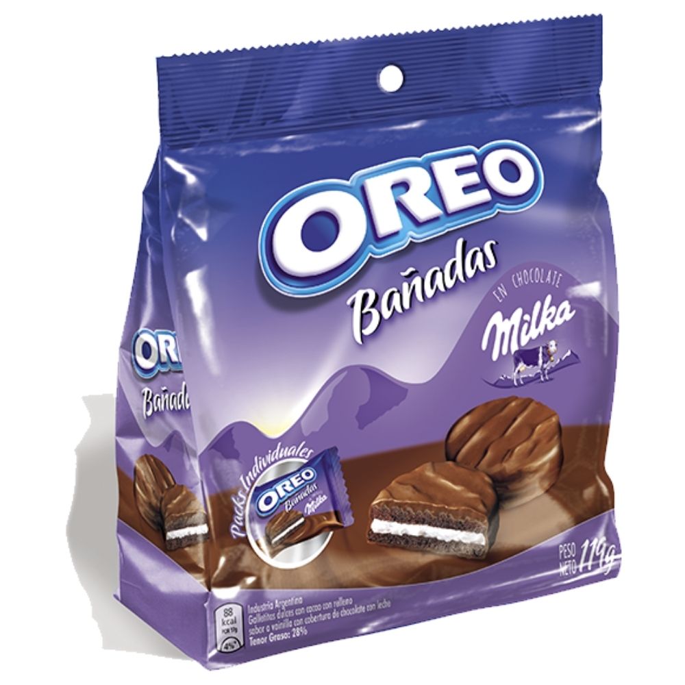 GALLETITAS OREO BAÑO NEGRO 16X119G