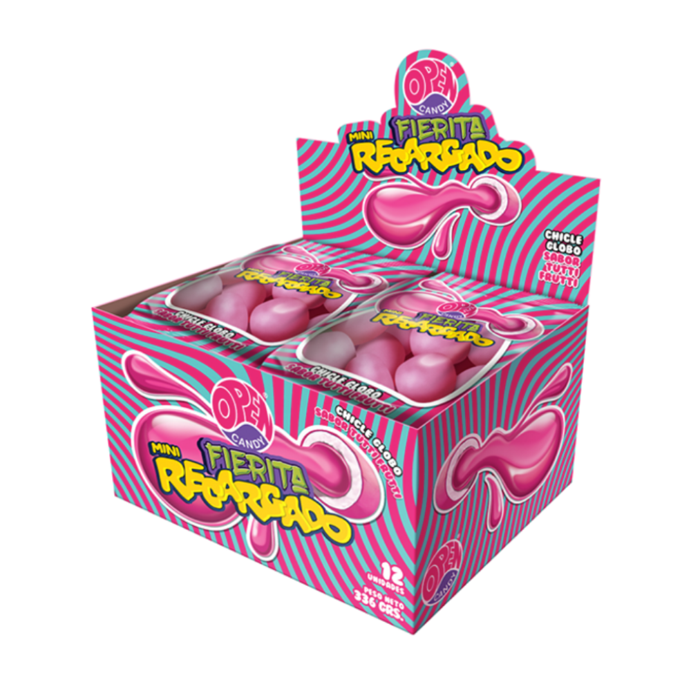 FIERITA CHICLES MINI RECARGADO TUTTI X12U