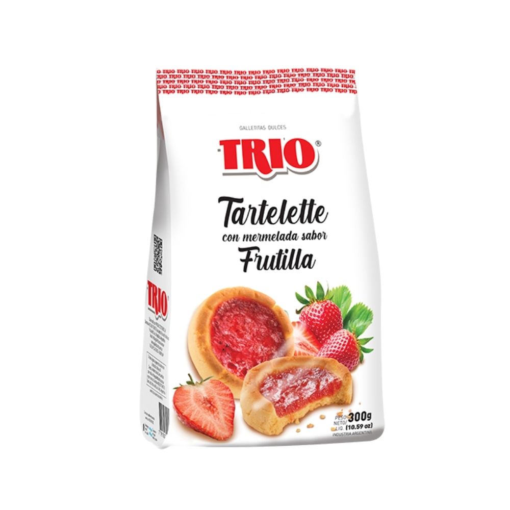 GALLETITAS TRIO TARTELETTES DE FRUTILLA 10X300G